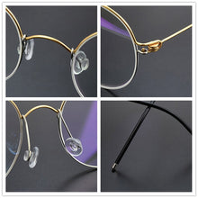Load image into Gallery viewer, 2023 TAG Brand Spectacles Round Ultralight Titanium round Glasses Frame Men Danish designer Eyeglass Frames Women Square