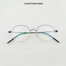 Load image into Gallery viewer, 2023 TAG Brand Spectacles Round Ultralight Titanium round Glasses Frame Men Danish designer Eyeglass Frames Women Square