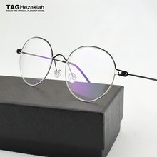 Load image into Gallery viewer, 2023 TAG Brand Spectacles Round Ultralight Titanium round Glasses Frame Men Danish designer Eyeglass Frames Women Square