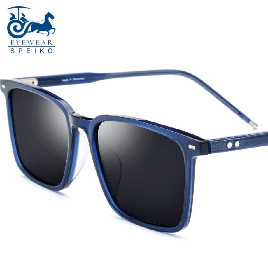 2023 acetate glasses 19117 square unisex sunglasses 54-17-145   for men women eyewear  myopia reading  sunglasses