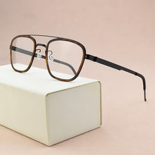Load image into Gallery viewer, 2023 brand Square eyeglasses Women&#39;s titanium glasses frame men optical glasses frame women spectacle frames Men&#39;s 9708