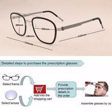 Load image into Gallery viewer, 2023 brand Square eyeglasses Women&#39;s titanium glasses frame men optical glasses frame women spectacle frames Men&#39;s 9708