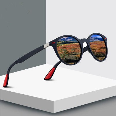 2023 Brand Unisex Sun Glasses Polarized Coating Mirror Driving Sunglasses Round Male Eyewear For Men/Women uv400