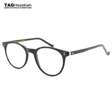 Load image into Gallery viewer, 2023 Round glasses frame women Brand computer glasses eyeglasses frames men design frame glasses Black tortoiseshell color