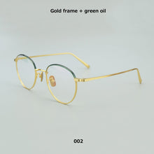 Load image into Gallery viewer, 2023 listing of Italian pure titanium glasses frame men myopia computer glasses women Brand retro Brand retro hand to create