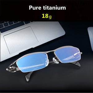 2023 retro Brand titanium eyeglasses frames glasses frame men women prescription eyewear frames Reading glasses Lightweight nerd