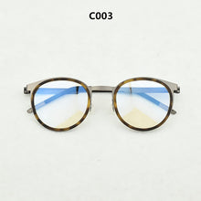 Load image into Gallery viewer, 2023 round glasses frame men retro brand eye glasses frames for men Business ultralight computer myopia spectacle frames