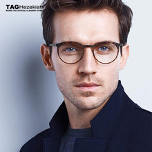 Load image into Gallery viewer, 2023 round glasses frame men retro brand eye glasses frames for men Business ultralight computer myopia spectacle frames