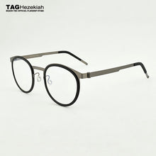 Load image into Gallery viewer, 2023 round glasses frame men retro brand eye glasses frames for men Business ultralight computer myopia spectacle frames
