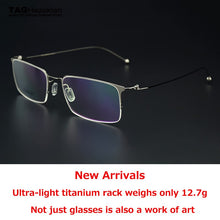 Load image into Gallery viewer, 2023 summer TAG brand optics frame glasses men computer Titanium spectacle frames myopia glasses Creative designer