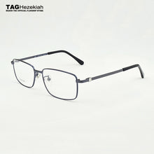 Load image into Gallery viewer, 2023 titanium glasses frame men Brand  eye glasses frames for men Square Business spectacles myopia glasses