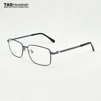 2023 titanium glasses frame men Brand  eye glasses frames for men Square Business spectacles myopia glasses