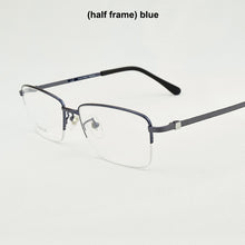 Load image into Gallery viewer, 2023 titanium glasses frame men Brand  eye glasses frames for men Square Business spectacles myopia glasses
