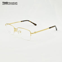 Load image into Gallery viewer, 2023 titanium glasses frame men Brand  eye glasses frames for men Square Business spectacles myopia glasses