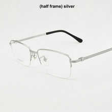 Load image into Gallery viewer, 2023 titanium glasses frame men Brand  eye glasses frames for men Square Business spectacles myopia glasses