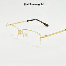 Load image into Gallery viewer, 2023 titanium glasses frame men Brand  eye glasses frames for men Square Business spectacles myopia glasses