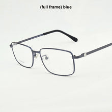 Load image into Gallery viewer, 2023 titanium glasses frame men Brand  eye glasses frames for men Square Business spectacles myopia glasses