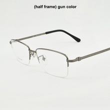 Load image into Gallery viewer, 2023 titanium glasses frame men Brand  eye glasses frames for men Square Business spectacles myopia glasses