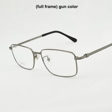 Load image into Gallery viewer, 2023 titanium glasses frame men Brand  eye glasses frames for men Square Business spectacles myopia glasses