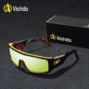 2023Viahda Men Photochrom Polarized Men's Sunglasses Aluminum Magnesium Frame Car Driving Sunglasses Men Sports for Fishing Golf