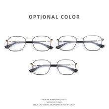 Load image into Gallery viewer, 2023 Alloy Glasses Frame Men Myopia Computer Spectacle Frames Women Ultra Light Polygon Prescription Eye Glasses Frames For Men