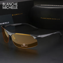 Load image into Gallery viewer, 2022 Aluminum Magnesium Men Sunglasses Polarized Sports Driving Night Vision Goggles Sunglass Fishing UV400 Rimless Sun Glasses