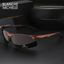 Load image into Gallery viewer, 2022 Aluminum Magnesium Men Sunglasses Polarized Sports Driving Night Vision Goggles Sunglass Fishing UV400 Rimless Sun Glasses