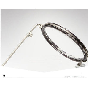 2023 Anti UV light  Round metal  Men Women Optical eyeglasses Frame Reading goggles cool eye Glasses Computer Eyewear oculos