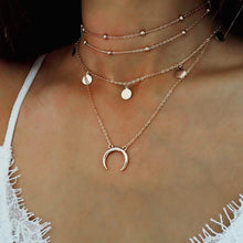 Load image into Gallery viewer, 2020 Bohemian Natural Stone Beads Hearts Birds Leaves Chain Necklaces Pendants for Women Vintage Multi Layer Jewelry Collar