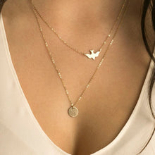 Load image into Gallery viewer, 2020 Bohemian Natural Stone Beads Hearts Birds Leaves Chain Necklaces Pendants for Women Vintage Multi Layer Jewelry Collar