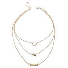 Load image into Gallery viewer, 2020 Bohemian Natural Stone Beads Hearts Birds Leaves Chain Necklaces Pendants for Women Vintage Multi Layer Jewelry Collar