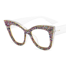 Load image into Gallery viewer, 2023 Brand Design Retro Sunglasses Women Reading Glasses Male Vintage Cat Eye Sunglasses Oculos Clear Lens Eyeglasses