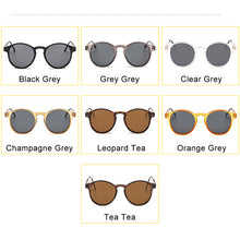 Load image into Gallery viewer, 2023 Brand Designer Round Sunglasses Women Trending Products Unisex Oculos de sol feminino Leopard Transparent Circle Glasses