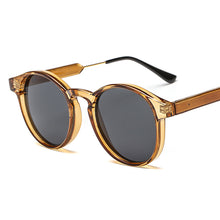 Load image into Gallery viewer, 2023 Brand Designer Round Sunglasses Women Trending Products Unisex Oculos de sol feminino Leopard Transparent Circle Glasses