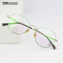 Load image into Gallery viewer, 2023 Brand Oval optical glasses frame women eyeglasses spectacle frames Ultra light Retro eye glasses frames for women