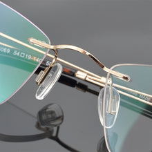 Load image into Gallery viewer, 2023 Brand Rimless glasses frame women myopia frame glasses eye glasses frames for women spectacle frames myopia eyeglasses 6069