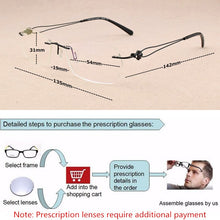 Load image into Gallery viewer, 2023 Brand Rimless glasses frame women myopia frame glasses eye glasses frames for women spectacle frames myopia eyeglasses 6069