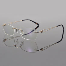 Load image into Gallery viewer, 2023 Brand Rimless glasses frame women myopia frame glasses eye glasses frames for women spectacle frames myopia eyeglasses 6069