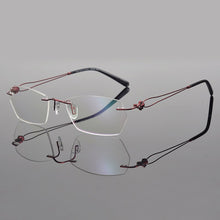 Load image into Gallery viewer, 2023 Brand Rimless glasses frame women myopia frame glasses eye glasses frames for women spectacle frames myopia eyeglasses 6069