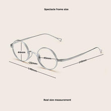 Load image into Gallery viewer, 2023 Brand Round Titanium Glasses Frame Men Prescription Eyeglasses Vintage Myopia Optical Spectacles retro Eye Glasses women
