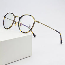 Load image into Gallery viewer, 2023 Brand Round optical glasses frame women eyeglasses spectacle frames Ultra light Retro eye glasses frames for women