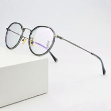 Load image into Gallery viewer, 2023 Brand Round optical glasses frame women eyeglasses spectacle frames Ultra light Retro eye glasses frames for women