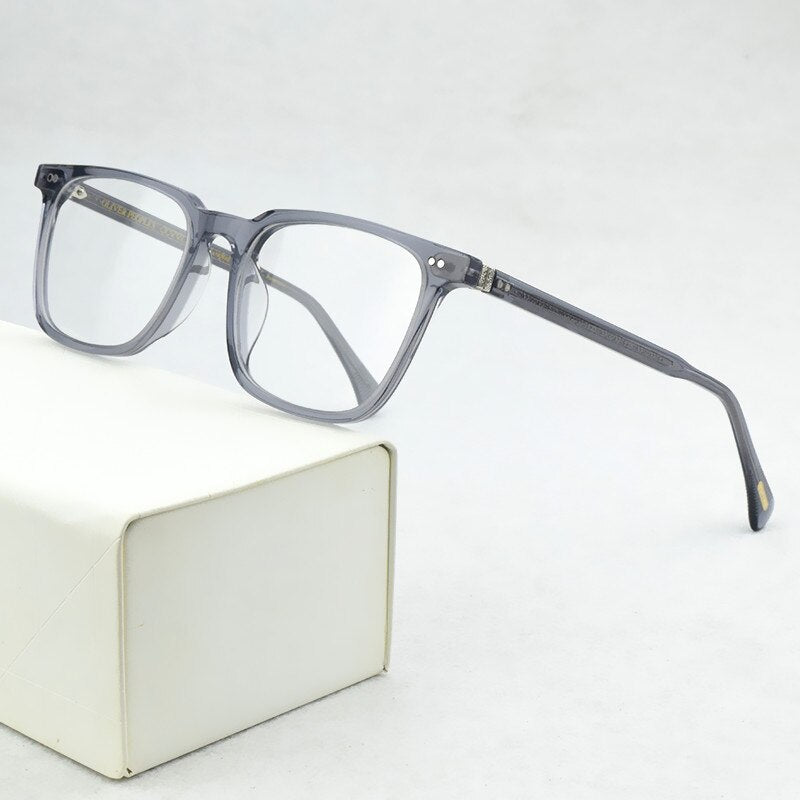 2023 Brand Square Glasses Frame Men Prescription Myopia Eyeglasses Frame women Acetate Optical Retro Transparent Eyewear Frame
