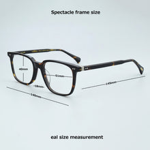 Load image into Gallery viewer, 2023 Brand Square Glasses Frame Men Prescription Myopia Eyeglasses Frame women Acetate Optical Retro Transparent Eyewear Frame