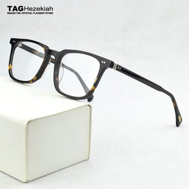 2023 Brand Square Glasses Frame Men Prescription Myopia Eyeglasses Frame women Acetate Optical Retro Transparent Eyewear Frame
