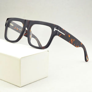 2023 Brand Square eyeglasses women optical glasses frame men Big box myopia prescription transparent spectacle frames TF5634-B