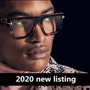 2023 Brand Square eyeglasses women optical glasses frame men Big box myopia prescription transparent spectacle frames TF5634-B