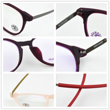 Load image into Gallery viewer, 2023 Brand TR90 titanium optical glasses frame women Super light Round Myopia computer spectacle frames women eyeglasses goggle