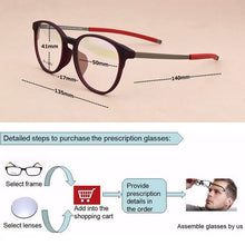 Load image into Gallery viewer, 2023 Brand TR90 titanium optical glasses frame women Super light Round Myopia computer spectacle frames women eyeglasses goggle