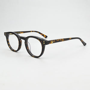 2023 Brand glasses frame women round glasses frame men myopia prescription spectacle frames Women's eyeglasses frame Men's Black